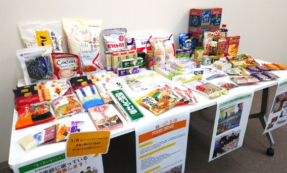 フードバンク活動の様子